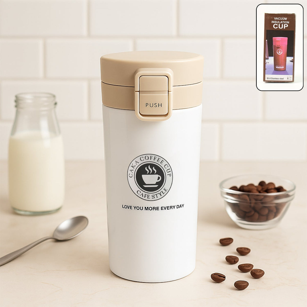 400ml stainless steel vacuum insulated coffee flask