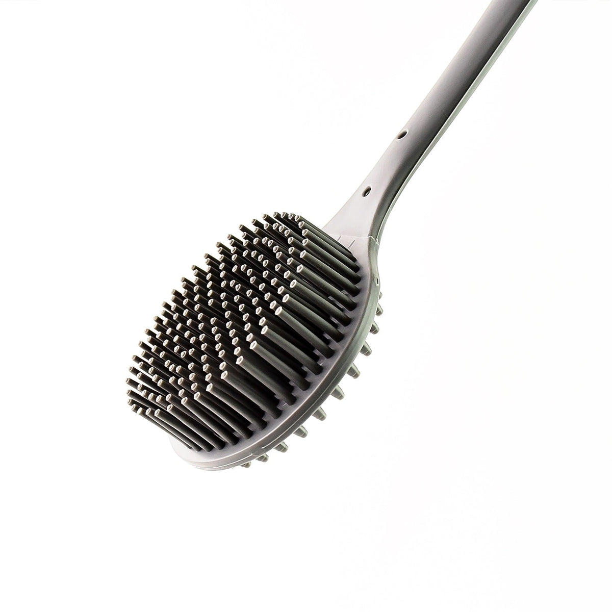 Quick-dry hanging design of the silicone shower brush