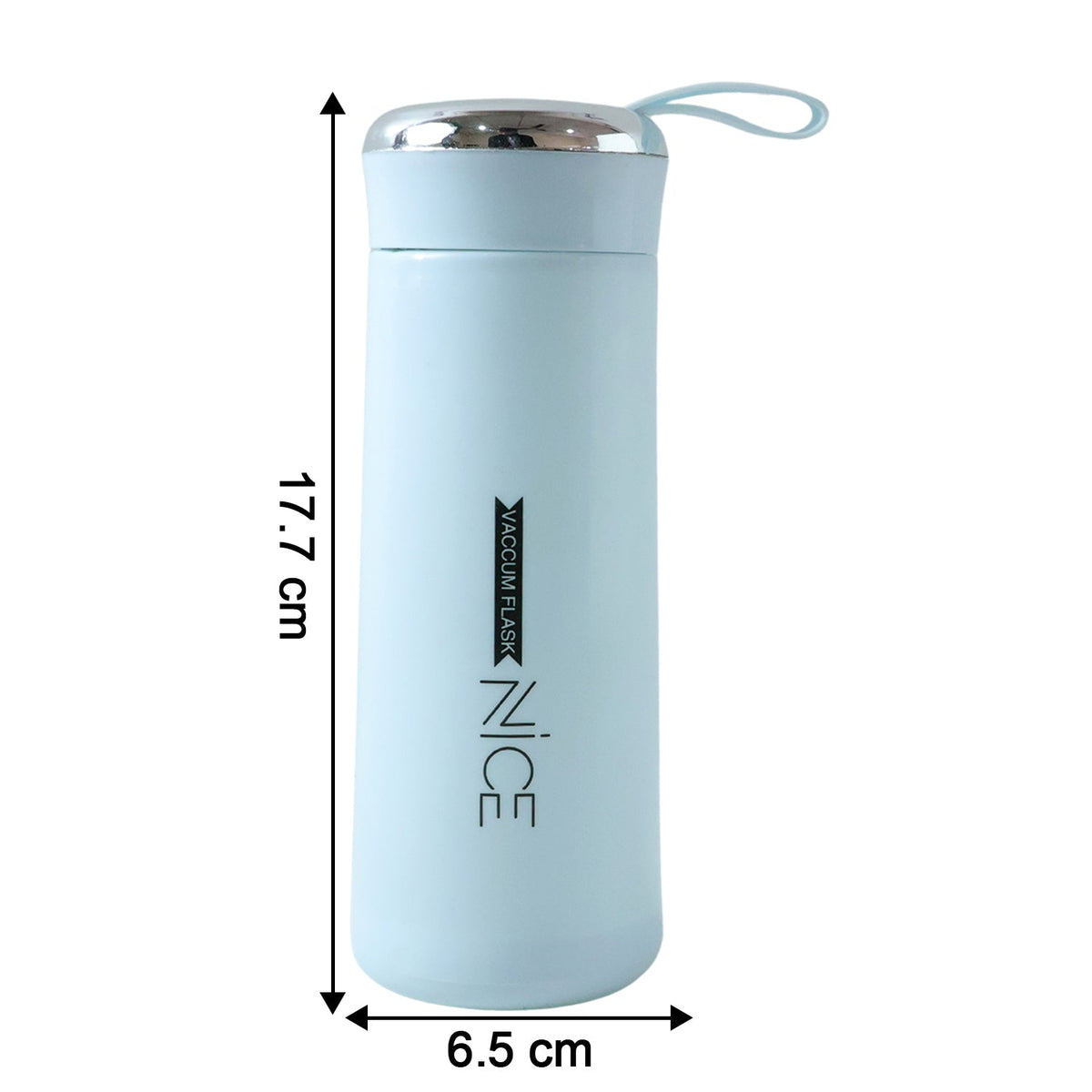 Glass water bottle featuring leak proof lid